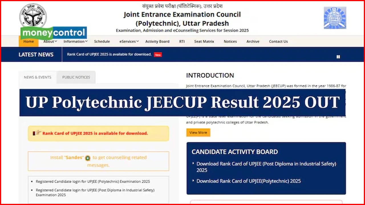JEECUP Polytechnic Result